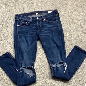 Rag and Bone Skinny Size 27 Distressed jeans